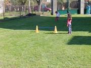 Čarodějnické odpoledne s rodiči na školní zahradě